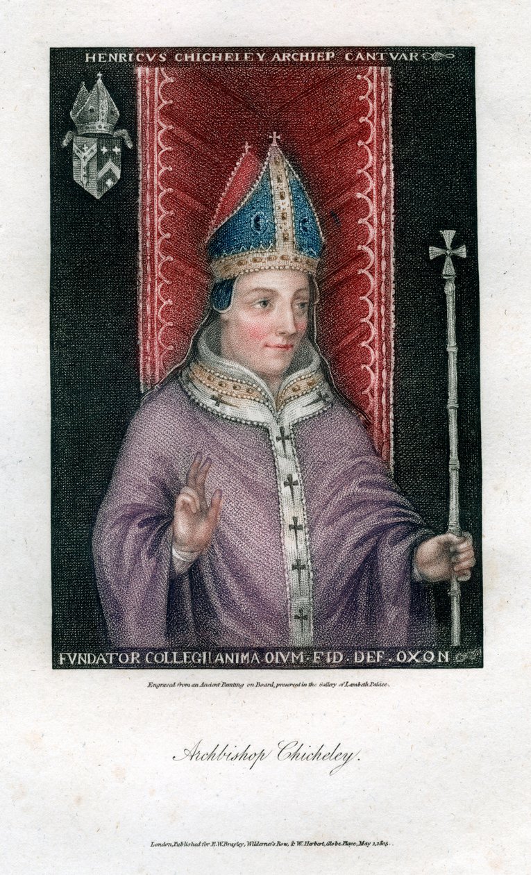 Henry Chicheley, Canterburyn arkkipiispa, 1805 tekijältä Unbekannt