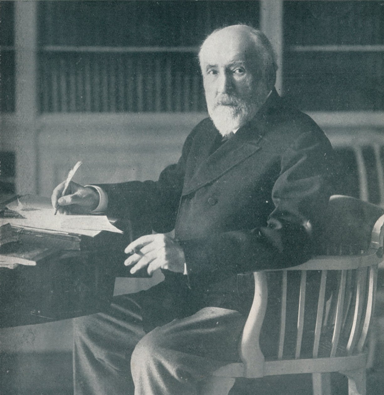 Henry Du Pré Labouchère 1831-1912, englantilainen poliitikko, kirjailija, kustantaja, c1898 tekijältä Unbekannt