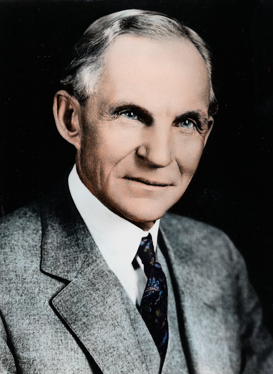 Henry Ford, amerikkalainen insinööri ja autonvalmistaja, c1910-c1930 tekijältä Unbekannt
