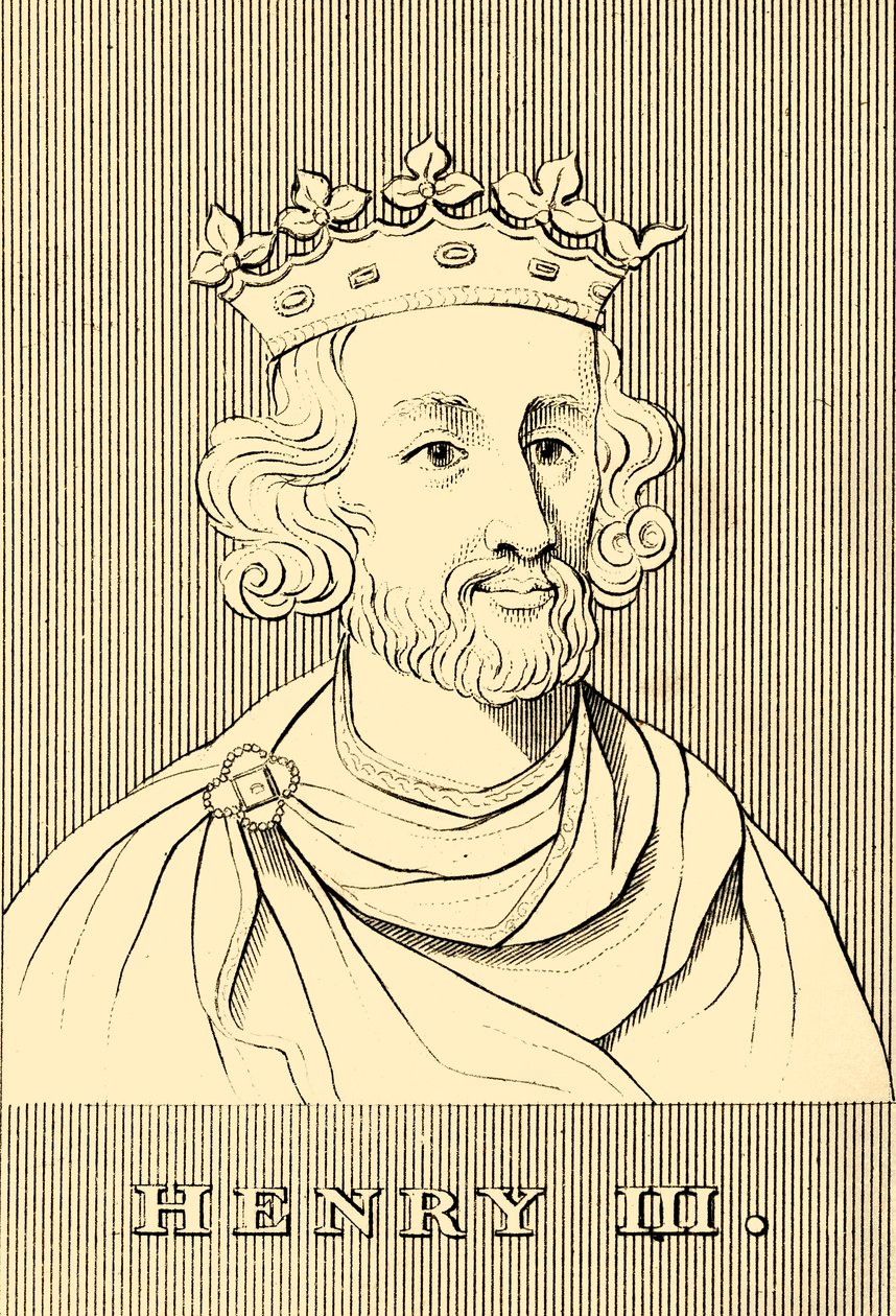 Henrik III, 1207-1272, 1830. tekijältä Unbekannt
