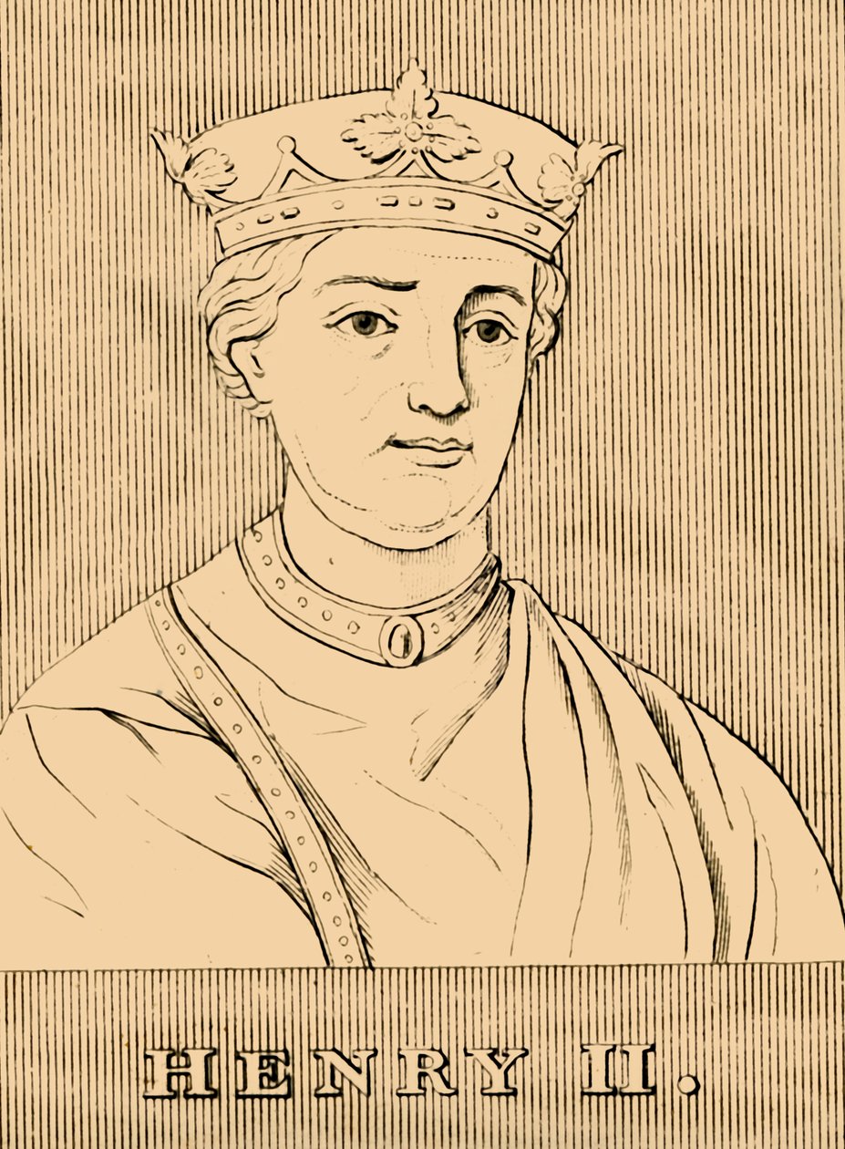 Henrik II, 1133-1189, 1830. tekijältä Unbekannt
