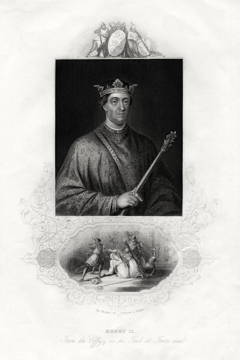 Henrik II, Englannin kuningas, 1860 tekijältä Unbekannt