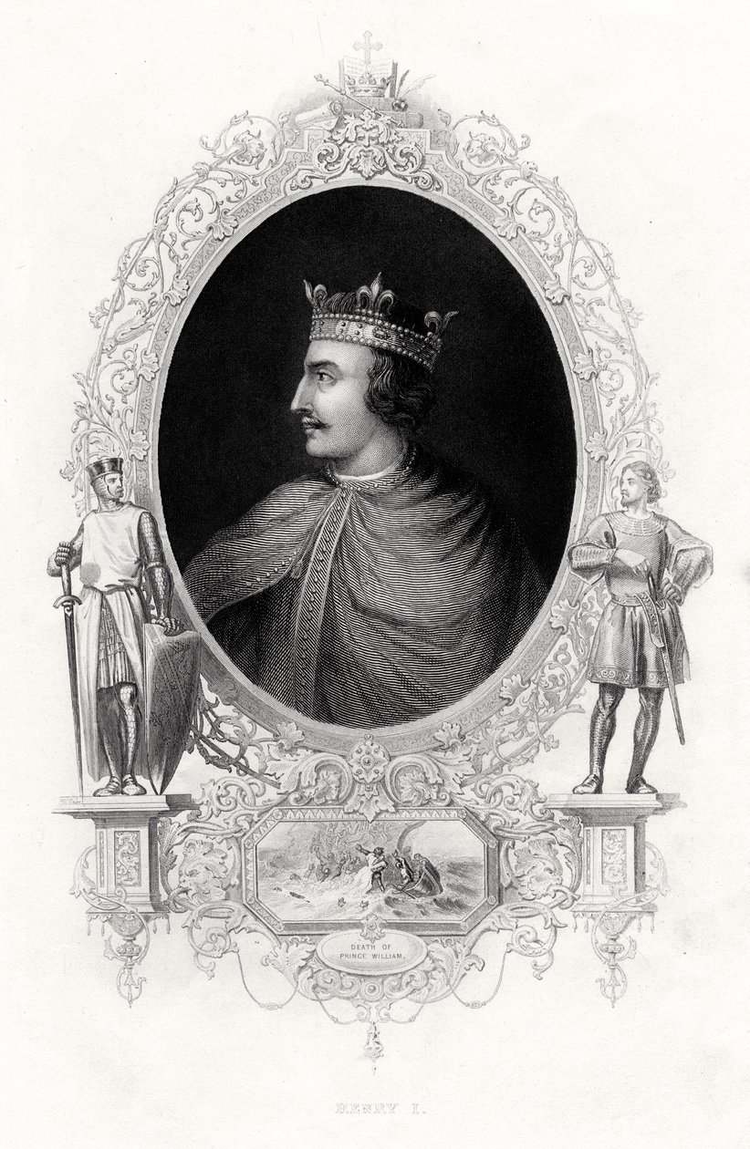 Henrik I, Englannin kuningas, 1860 tekijältä Unbekannt