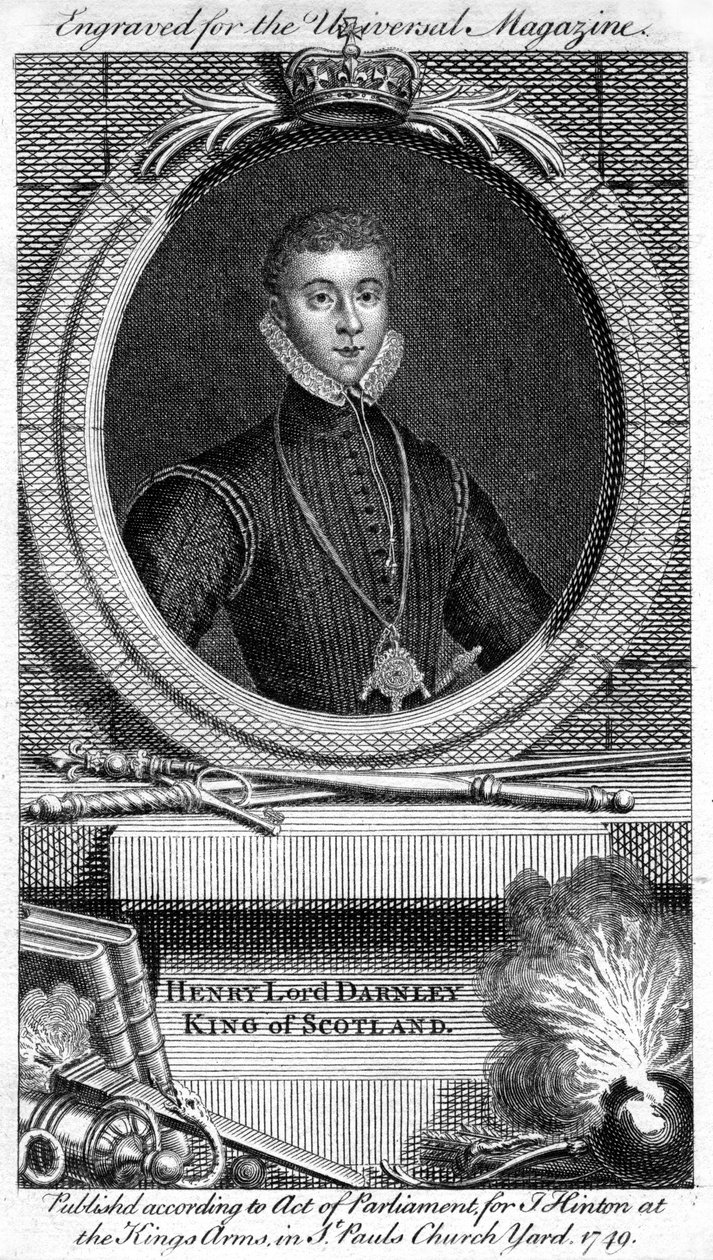 Henry Stuart, Lord Darnley, Skotlannin kuningattaren Maryn toinen aviomies, 1749 tekijältä Unbekannt