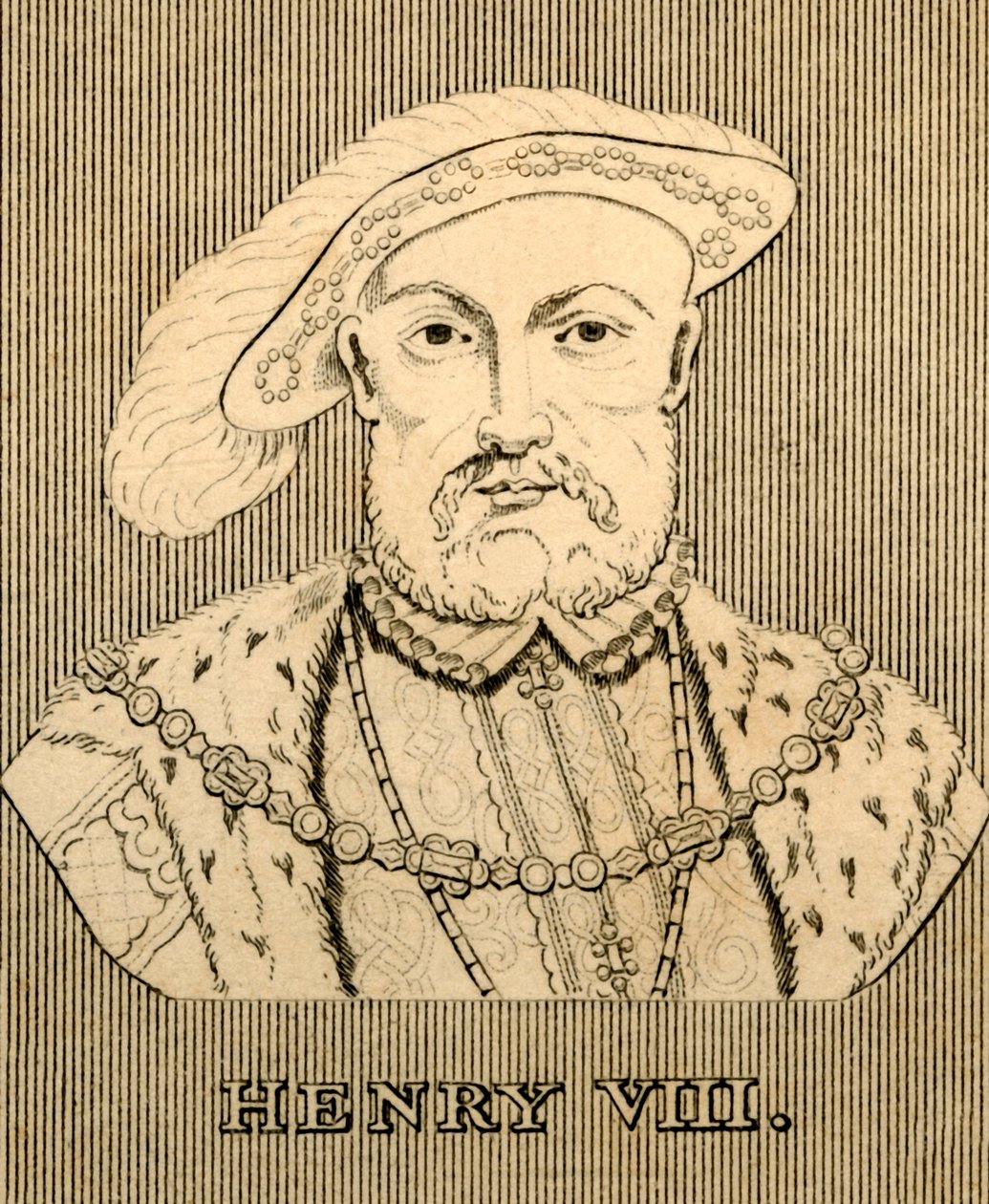 Henrik VIII, 1491-1547, 1830. tekijältä Unbekannt