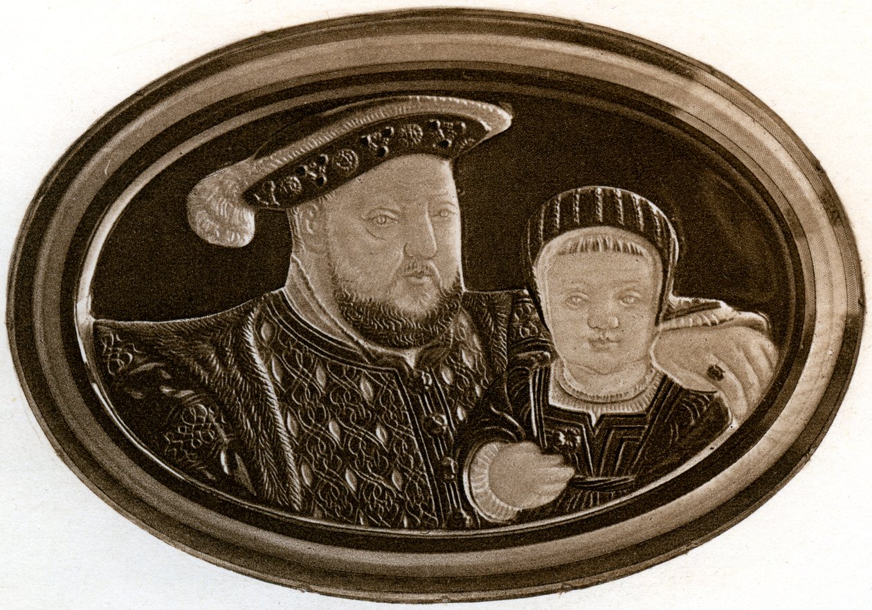 Henry VIII ja prinssi Edward, 1902 tekijältä Unbekannt