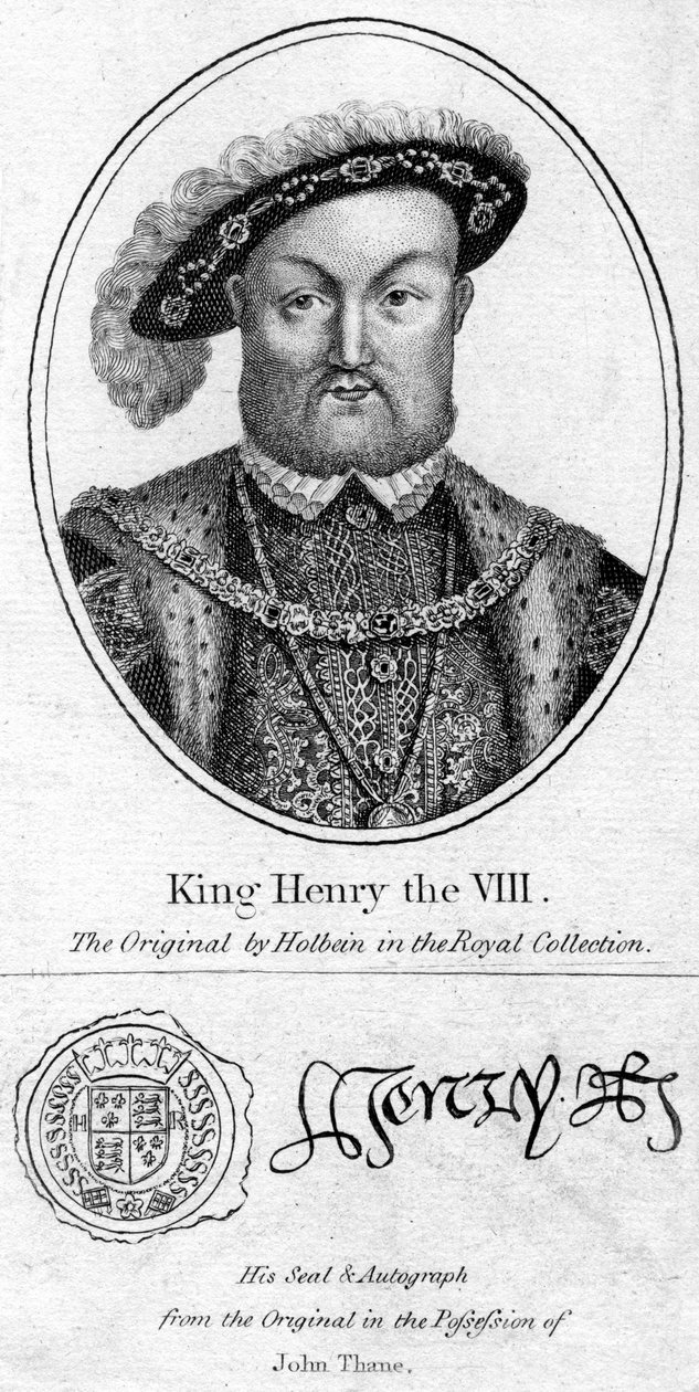 Henrik VIII Englannista, 1491-1547 tekijältä Unbekannt