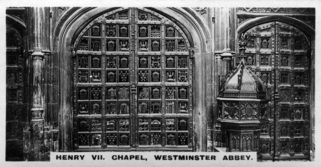 Henry VII Chapel, Westminster Abbey, Lontoo, 1920-luku tekijältä Unbekannt
