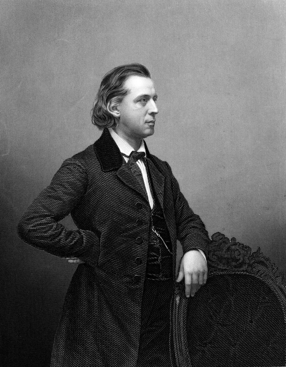 Henry Ward Beecher 1813-1887, amerikkalaisen seurakunnan ministeri, c1861 tekijältä Unbekannt