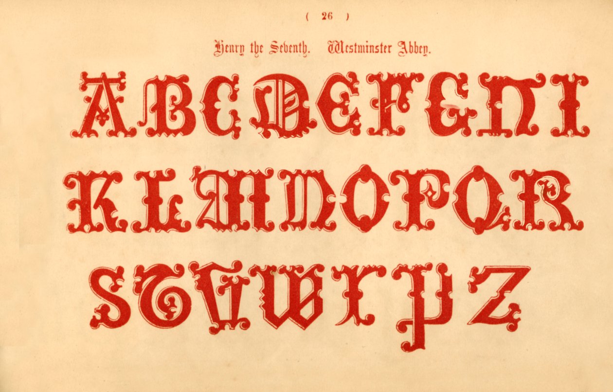 Henrik Seitsemäs. Westminster Abbey, 1862 tekijältä Unbekannt