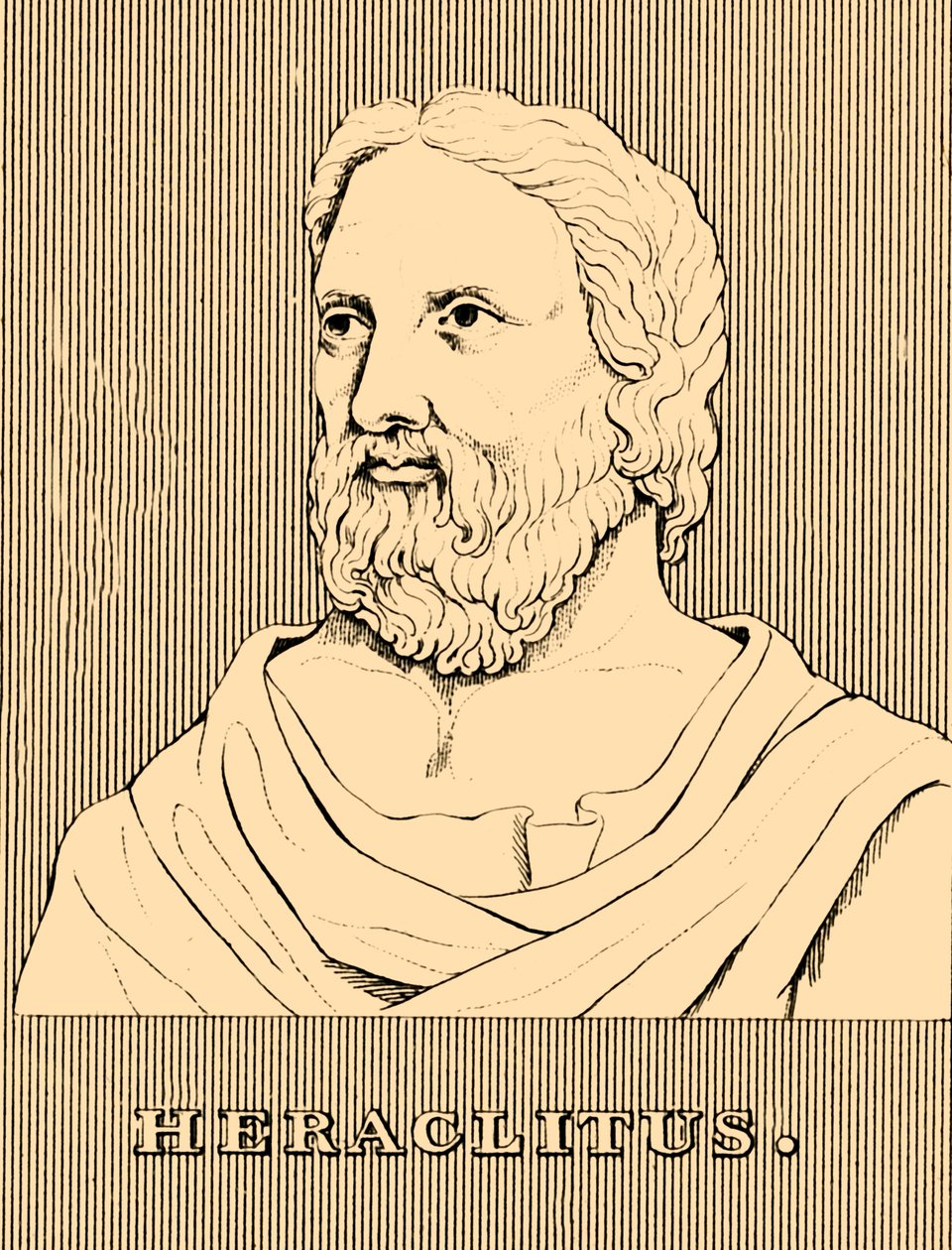 Herakleitos, 535-475 eKr., 1830. tekijältä Unbekannt