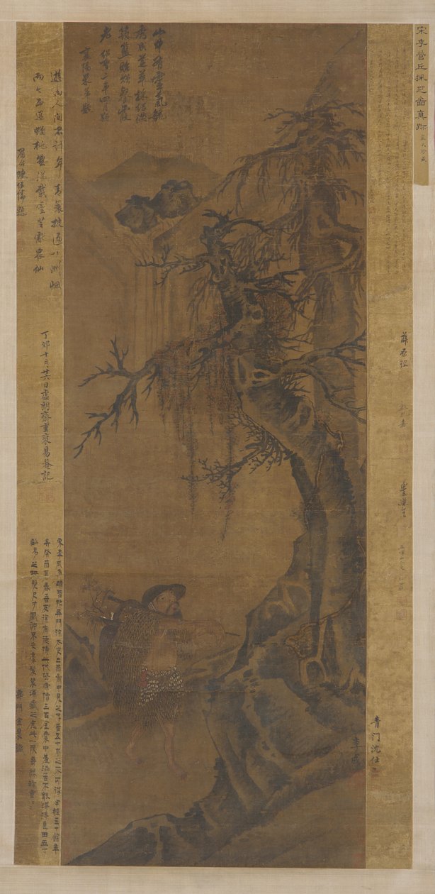 Yrttienkeräilijä, Ming-dynastia, 1368-1644. tekijältä Unbekannt