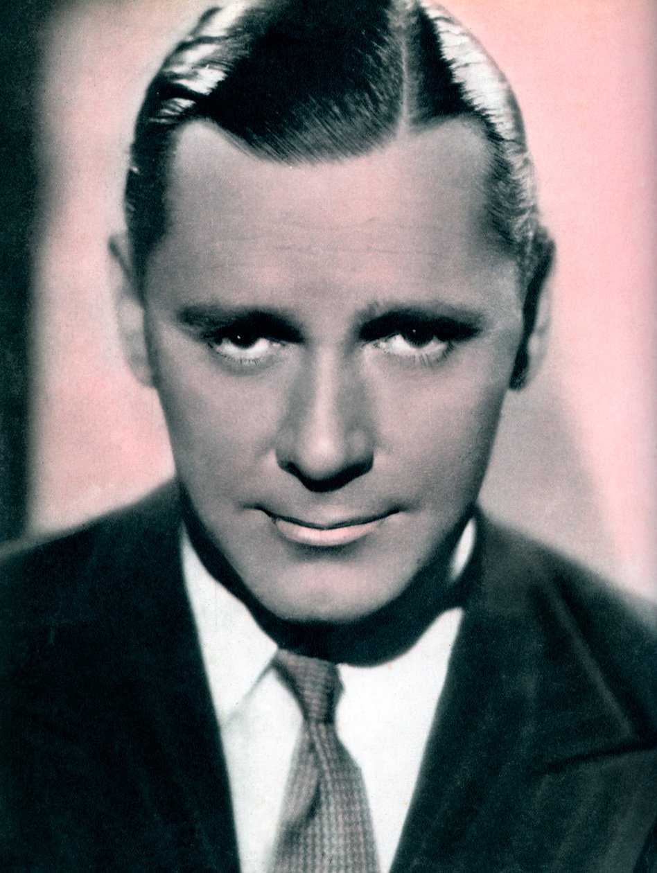 Herbert Marshall, brittiläinen elokuva- ja teatterinäyttelijä, 1934-1935 tekijältä Unbekannt