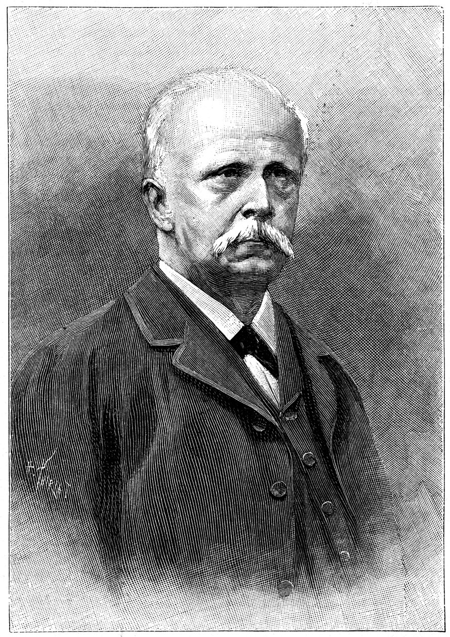 Hermann Ludwig Ferdinand von Helmholtz, saksalainen fyysikko ja fysiologi, 1894 tekijältä Unbekannt