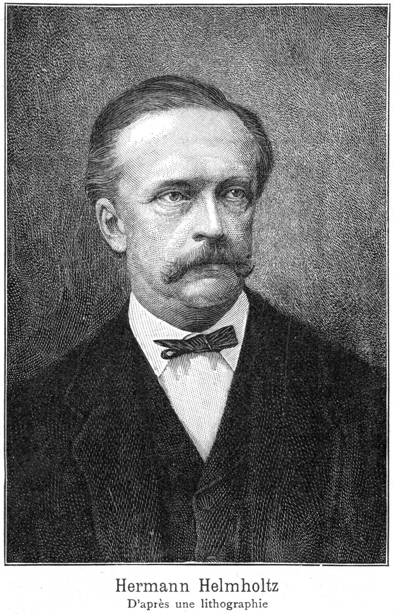 Hermann von Helmholtz 1821-1894, saksalainen fyysikko, 1800-luku tekijältä Unbekannt
