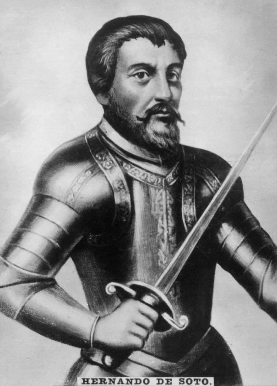 Fernando de Soto, 1496-1542, 1920-luku tekijältä Unbekannt