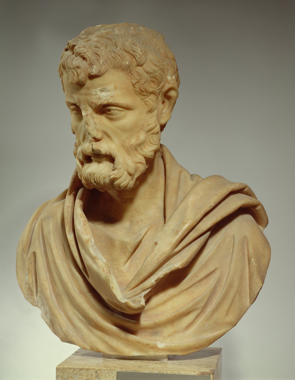 Herodes Atticus, marmoripää, roomalainen tekijältä Unbekannt