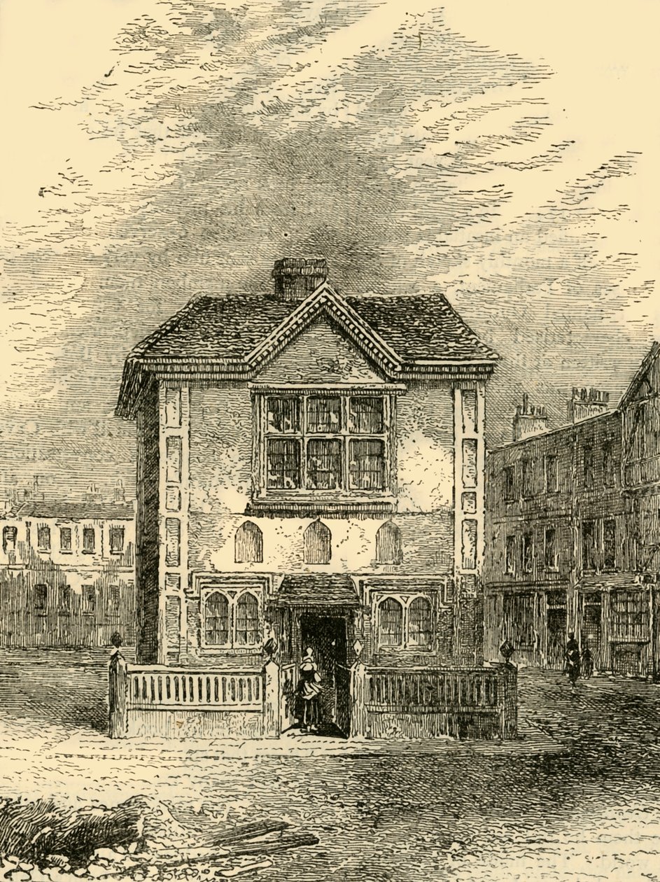 Hickss Hall noin 1750, c1872. tekijältä Unbekannt