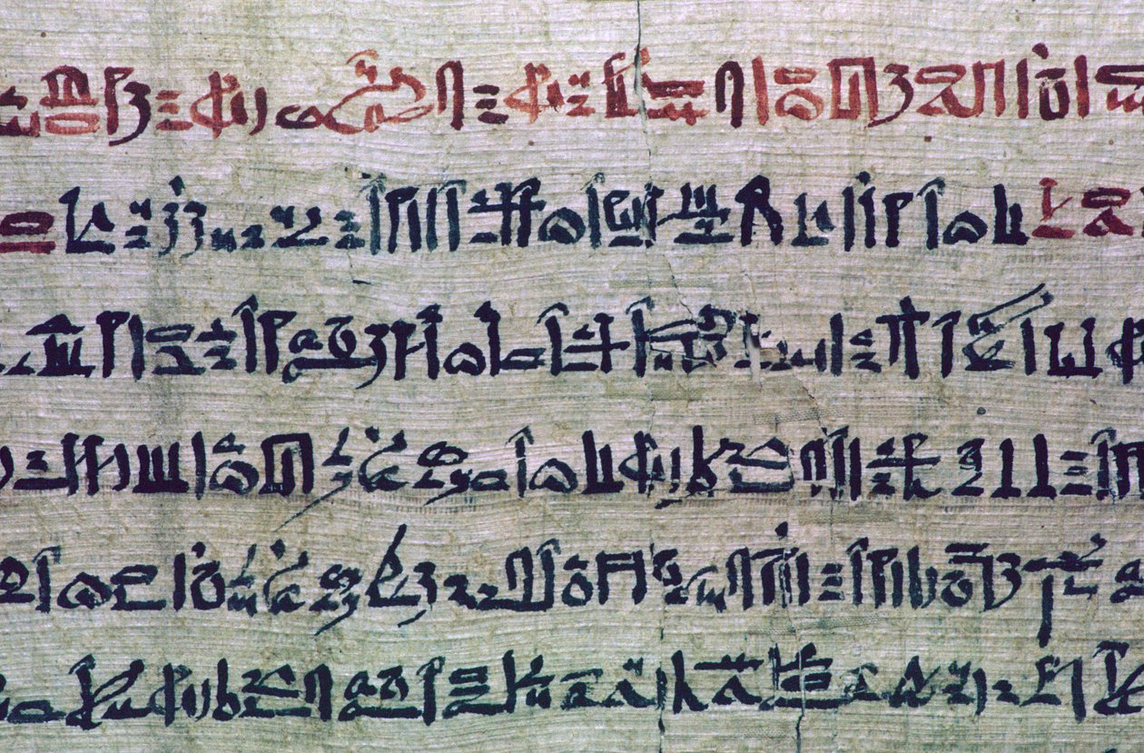 Hieraattinen egyptiläinen kirjoitus Kuolleiden kirjasta tekijältä Unbekannt