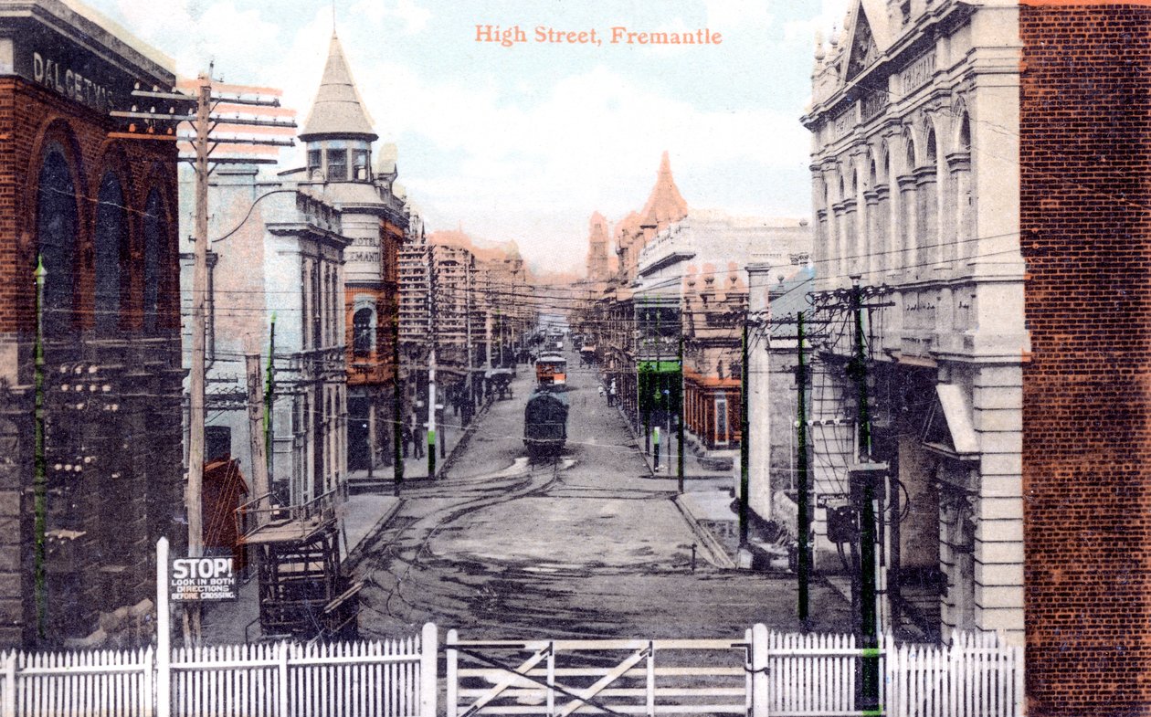 High Street, Fremantle, Australia, 1900-luku tekijältä Unbekannt