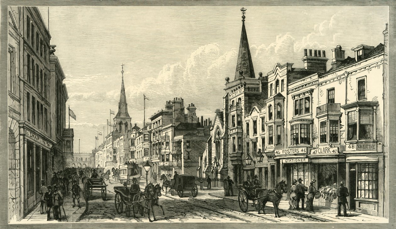 High Street, Southampton, 1898. tekijältä Unbekannt