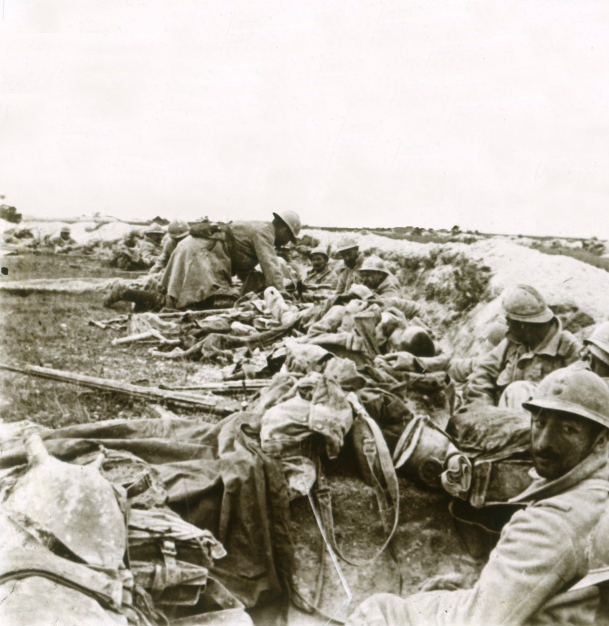Hill 193, Champagne, Pohjois-Ranska, c1914-c1918 tekijältä Unbekannt