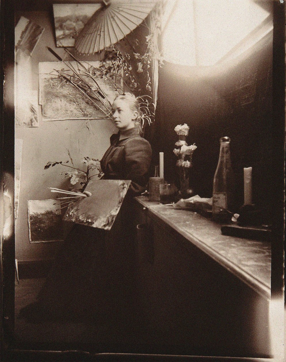 Hilma af Klint Tukholman kuninkaallisessa akatemiassa 1885. tekijältä Unbekannt