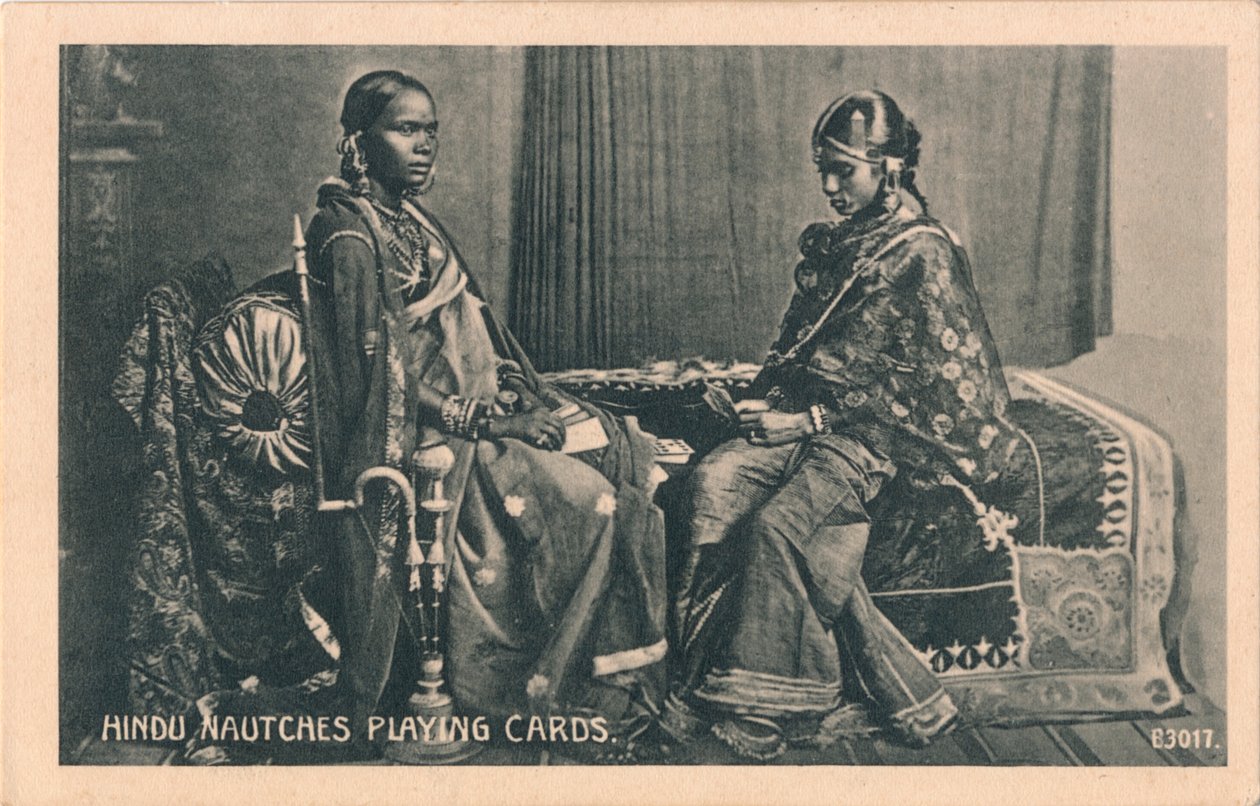 Hindu Nautches Playing Cards, c1910 tekijältä Unbekannt