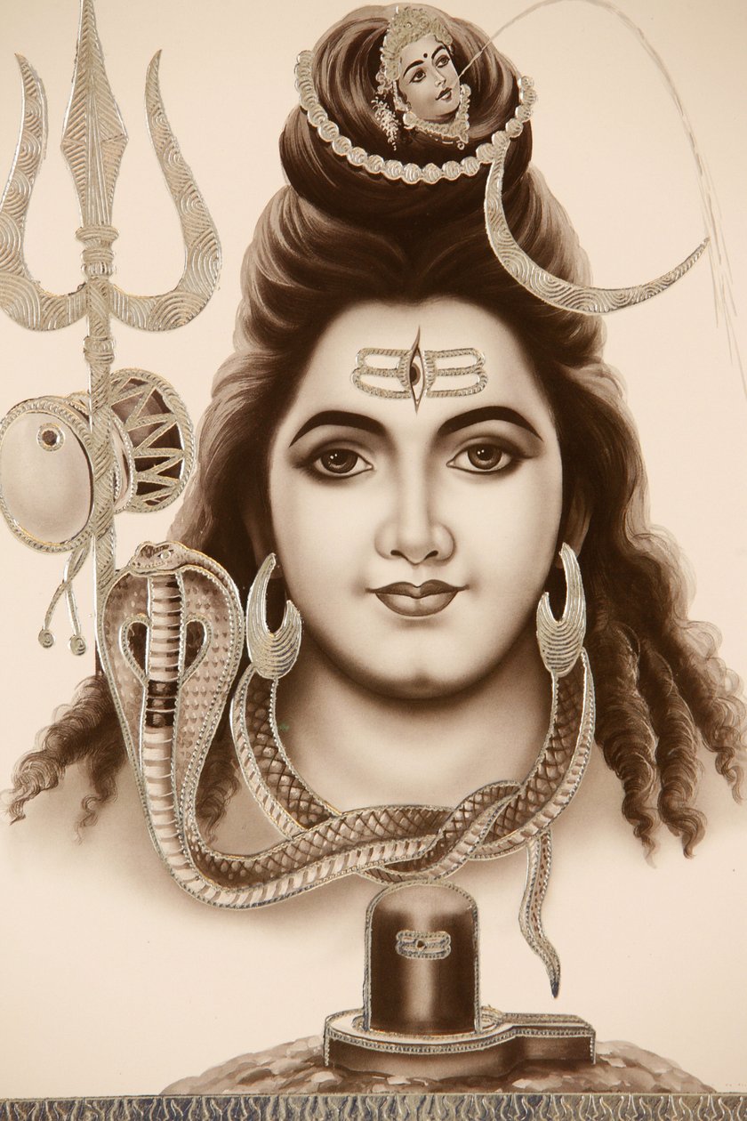 Hindu jumala Shiva, , Intia tekijältä Unbekannt