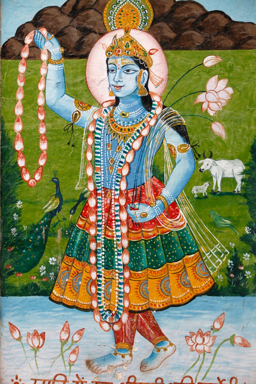Hindujumalatar Radha Mathura tänään tekijältä Unbekannt