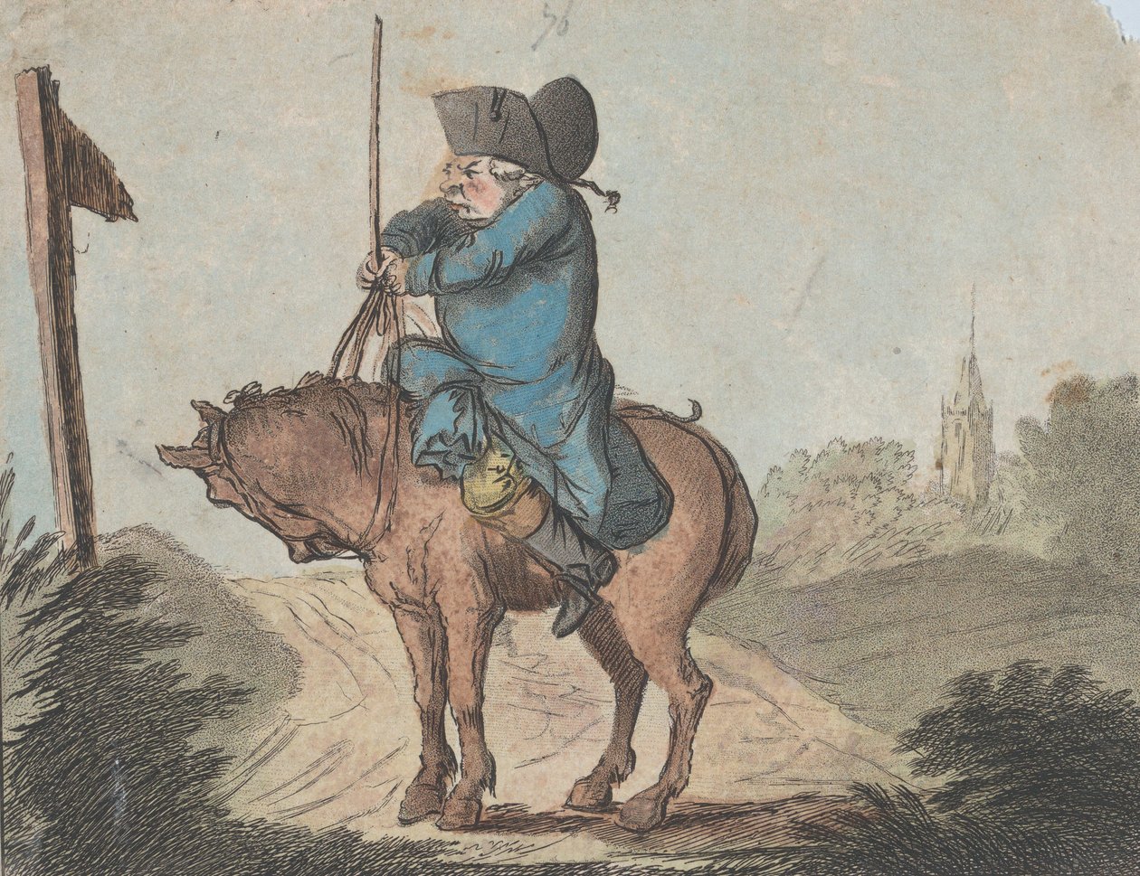 Vihjeitä huonoille ratsumiehille, nro 1: Restivenessin oireet, 10. toukokuuta 1781. tekijältä Unbekannt