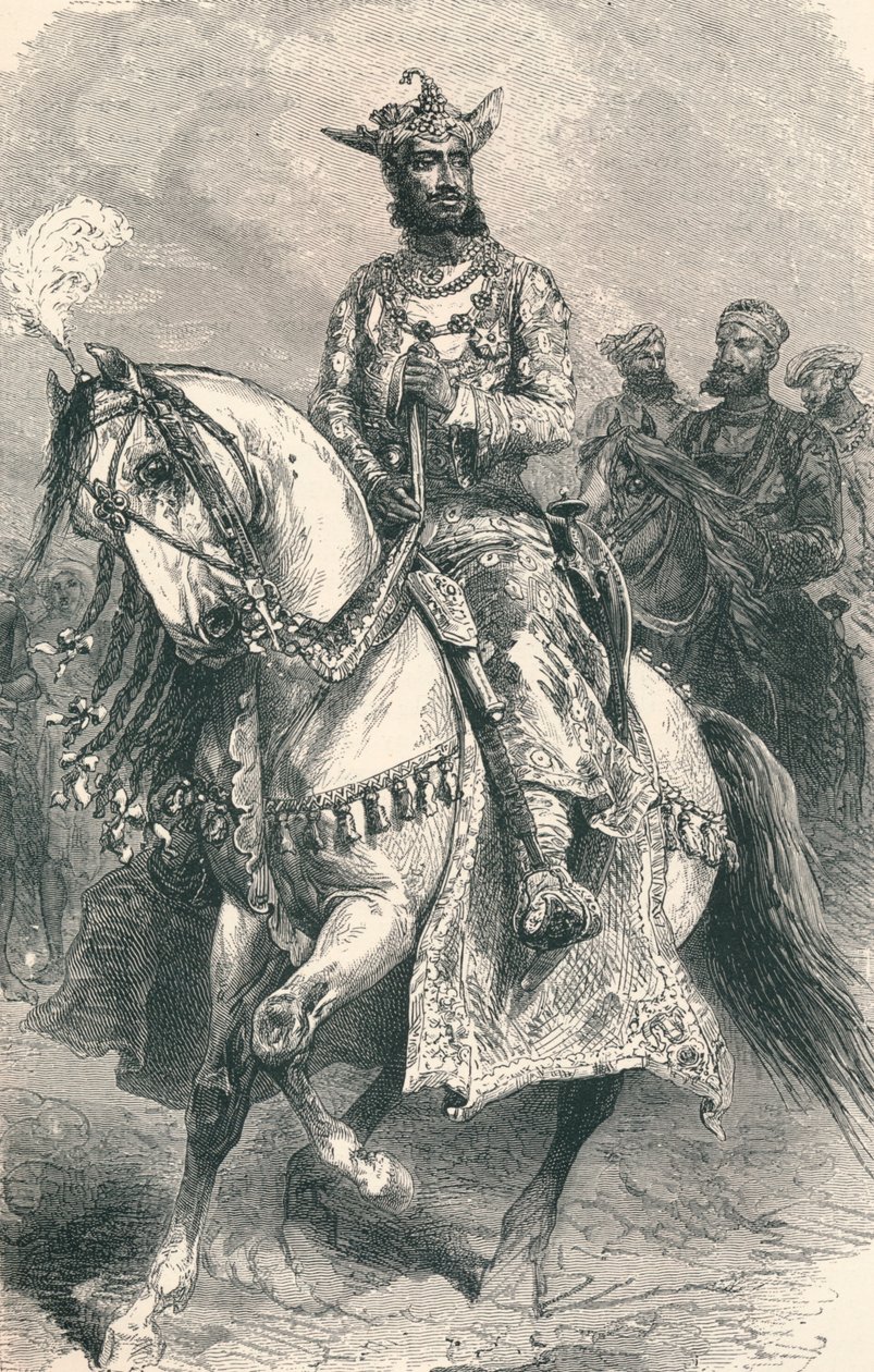 Hänen korkeutensa Gwaliorin maharadža, 1896. tekijältä Unbekannt