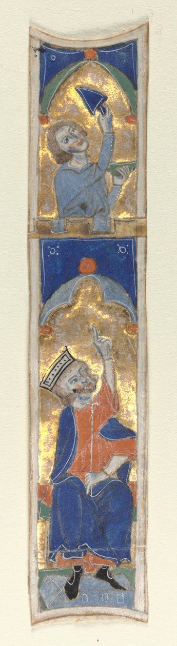 Historioitu alkukirjain I poistettiin Raamatusta, 1200-luku. tekijältä Unbekannt