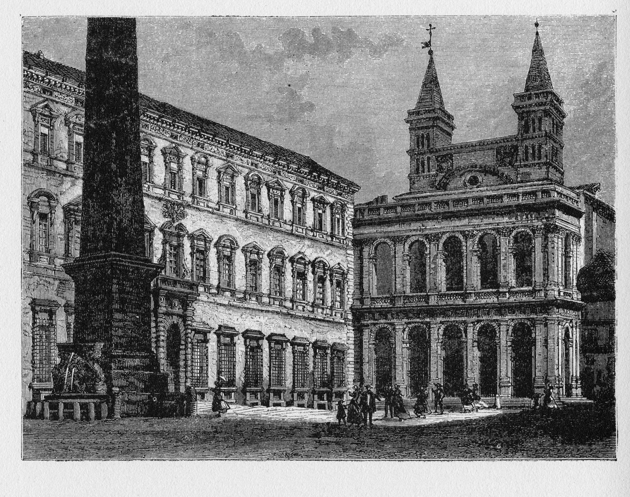 Muinaisen Rooman historia. Arkkibasilika St. John Lateran on Rooman hiippakunnan katedraalikirkko ja Rooman piispan, joka on paavi, virallinen kirkkopaikka. tekijältä Unbekannt