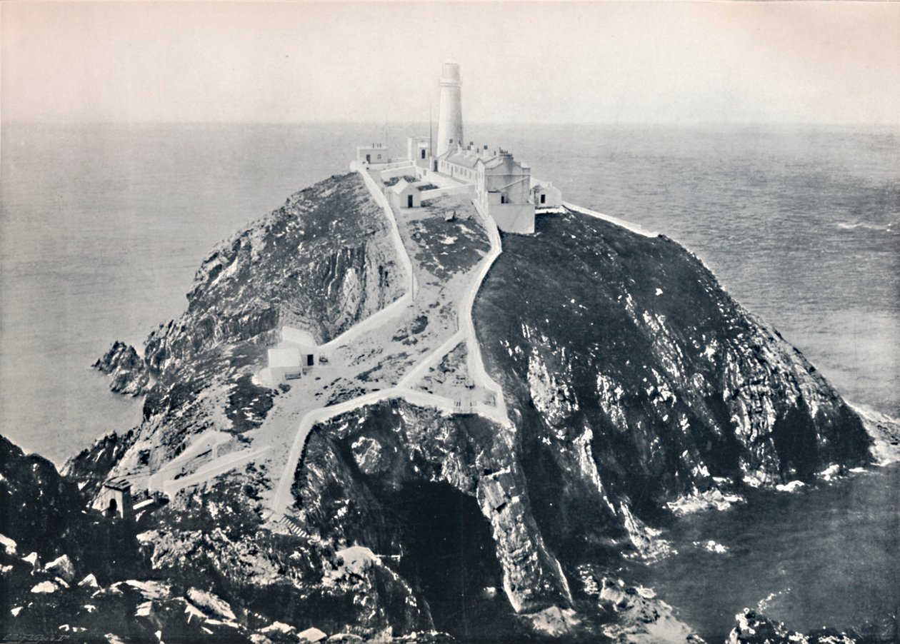 Holyhead - The South Stack, Lighthouse, 1895 tekijältä Unbekannt