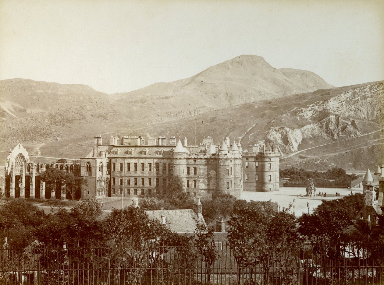 Holyrood Palace, Edinburgh, Skotlanti, 1887 tekijältä Unbekannt
