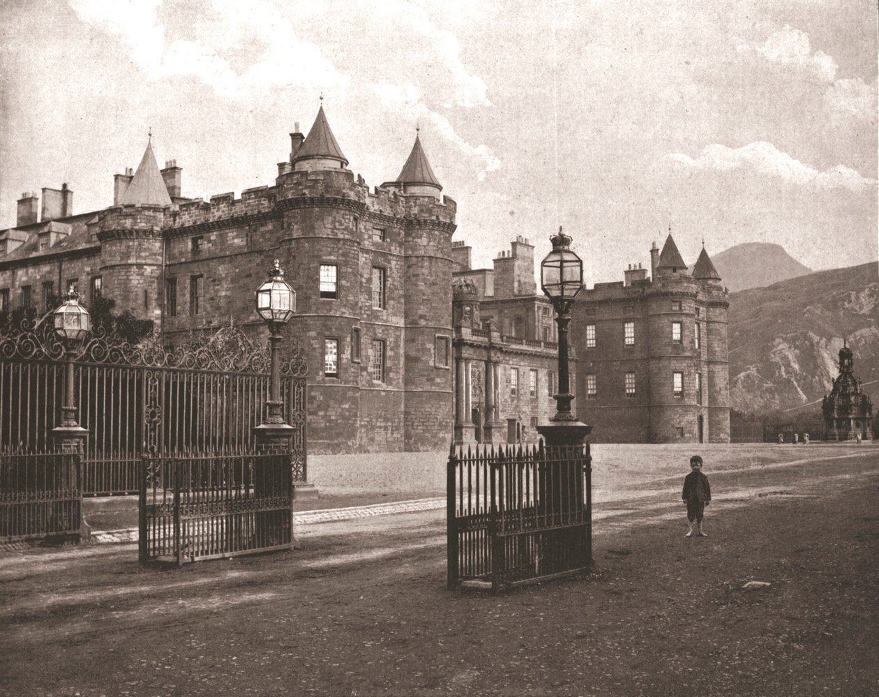 Holyroodhouse, Edinburgh, Skotlanti, 1894. tekijältä Unbekannt