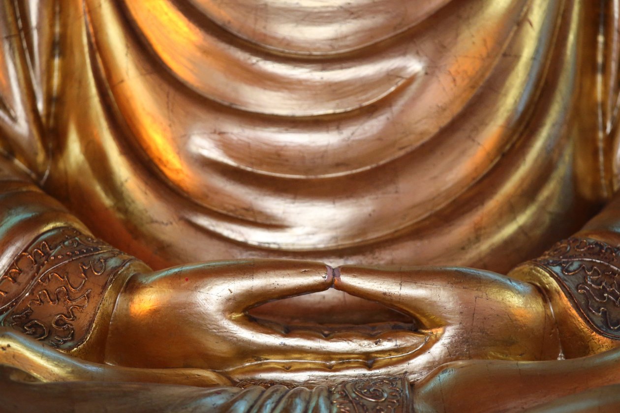 Hong Hien Tu -temppeli. Buddha-patsas, Frejus, Ranska tekijältä Unbekannt