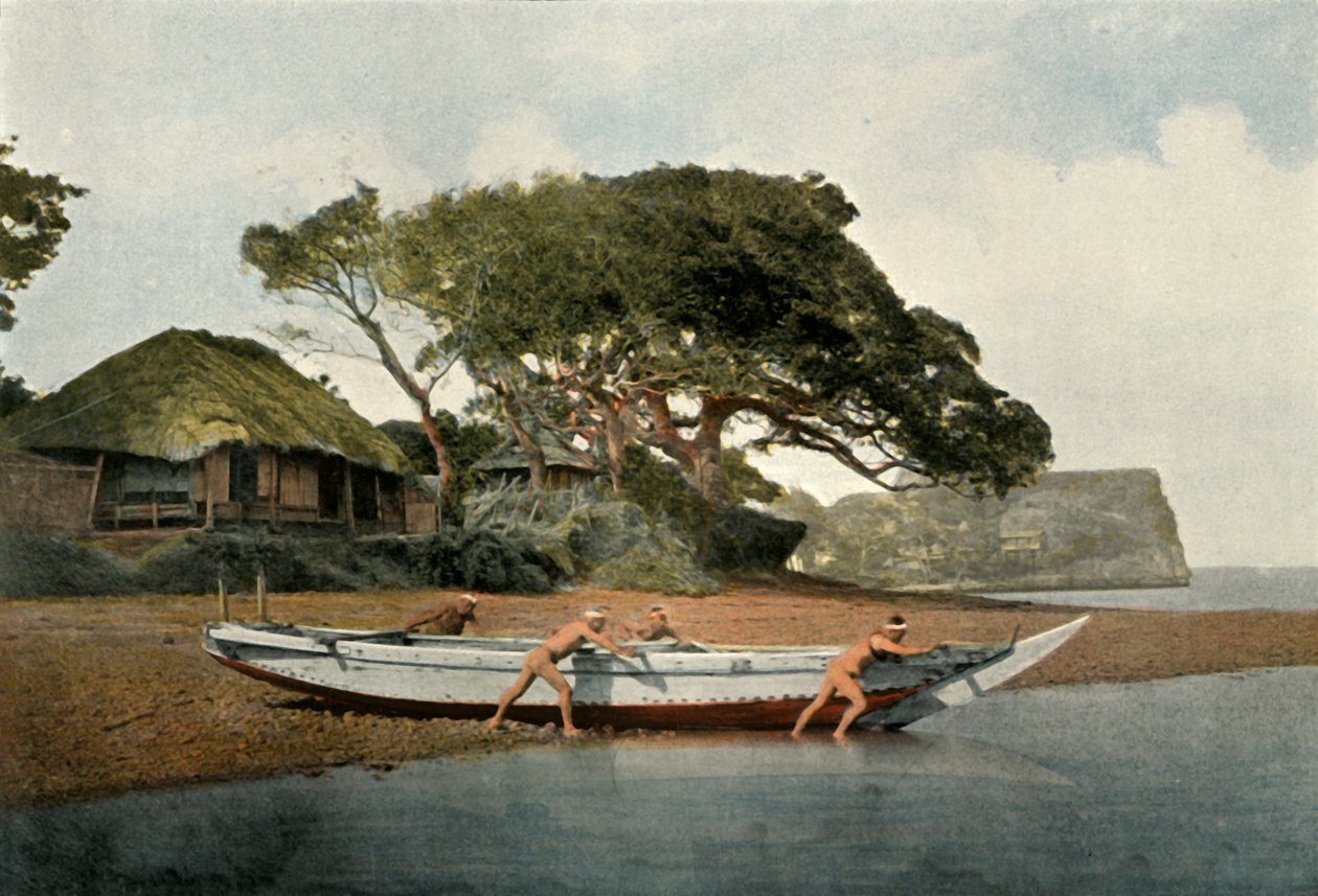 Honmoku, Viege de Petche rs Pless Yokohama, Honmoku Ficain g Viege Nea r Yokohama, 1900. tekijältä Unbekannt