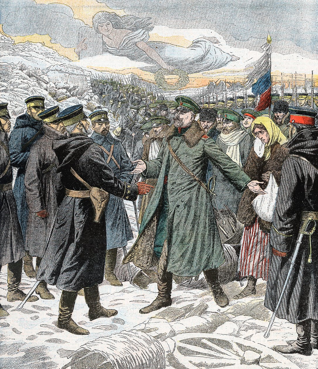 Kunniallinen antautuminen, Port Arthur, Venäjän ja Japanin sota, 1904-5 tekijältä Unbekannt