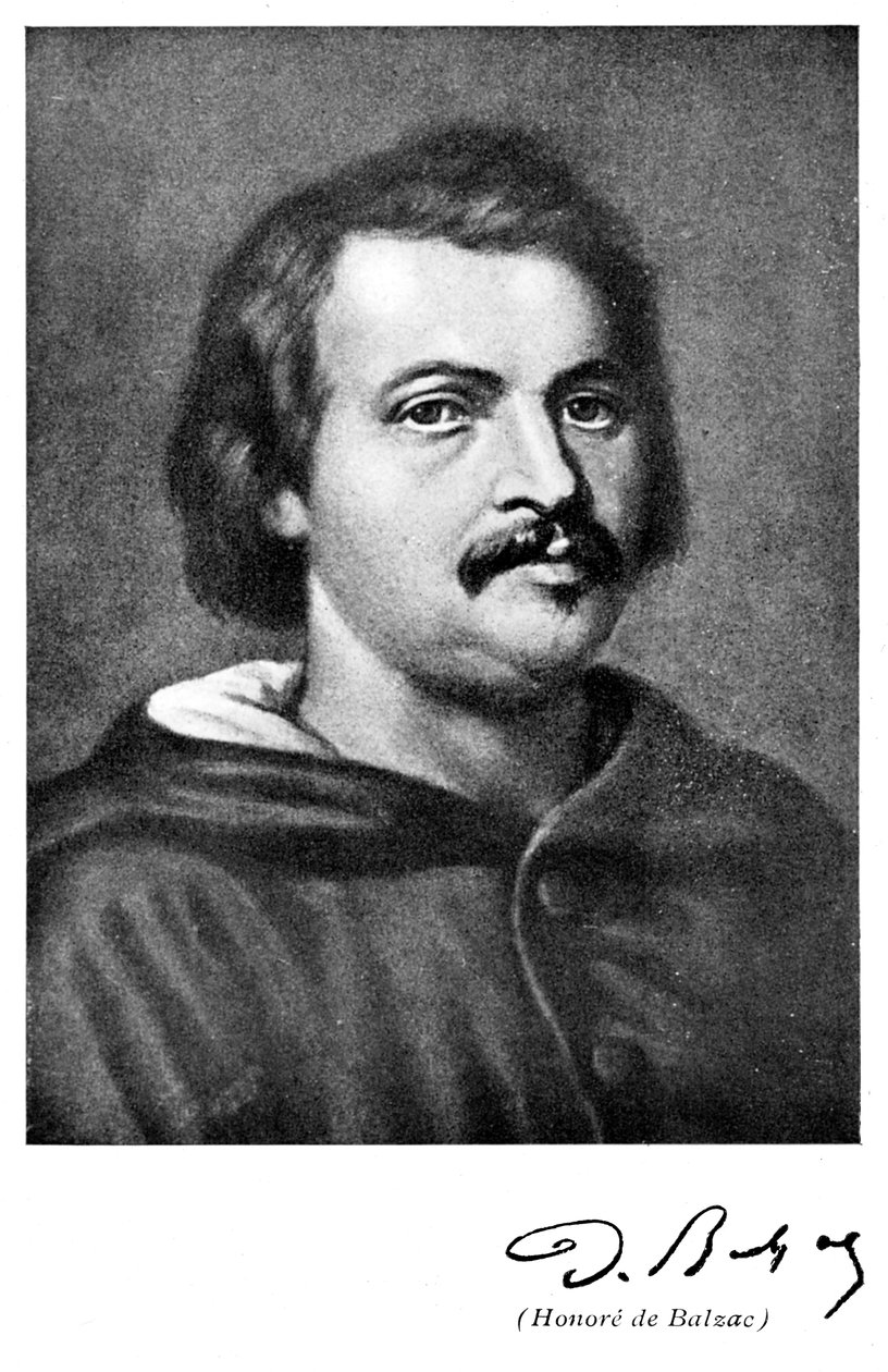 Honore de Balzac 1799-1850, ranskalainen kirjailija ja kirjallisuuskriitikko tekijältä Unbekannt