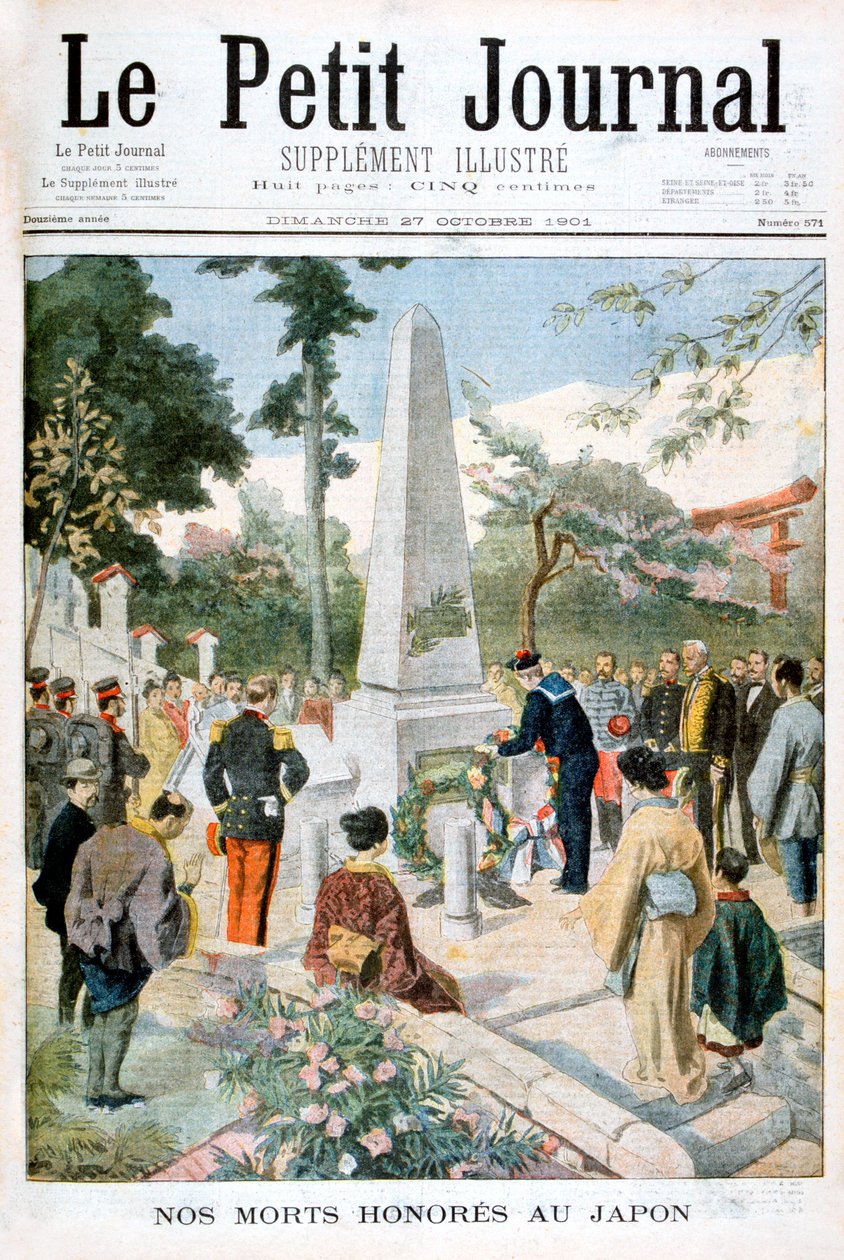Kuolleidemme kunnioittaminen Japanissa, 1901 tekijältä Unbekannt