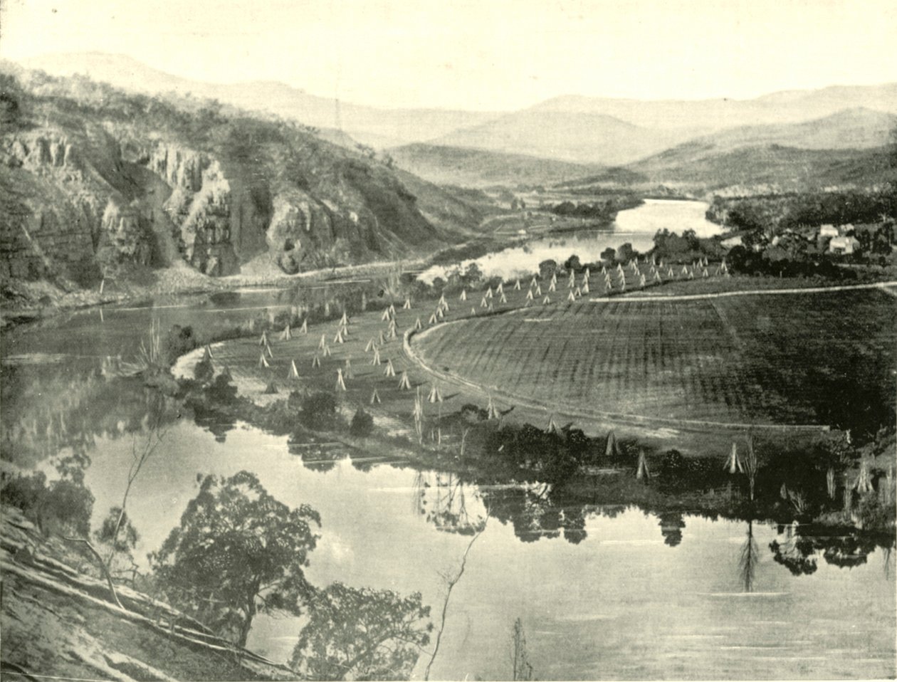 Hop Gardens Tasmaniassa, 1901. tekijältä Unbekannt