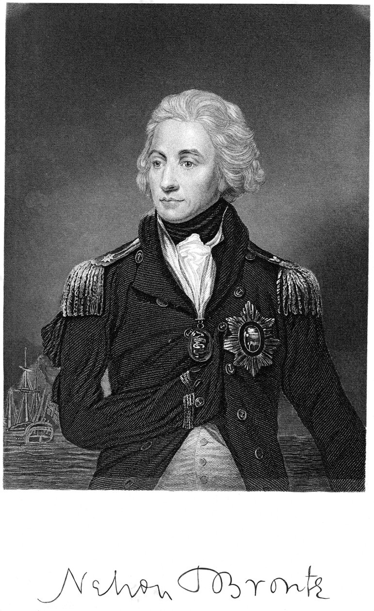 Horatio Nelson, 1. varakreivi Nelson, englantilaisen laivaston komentaja tekijältä Unbekannt