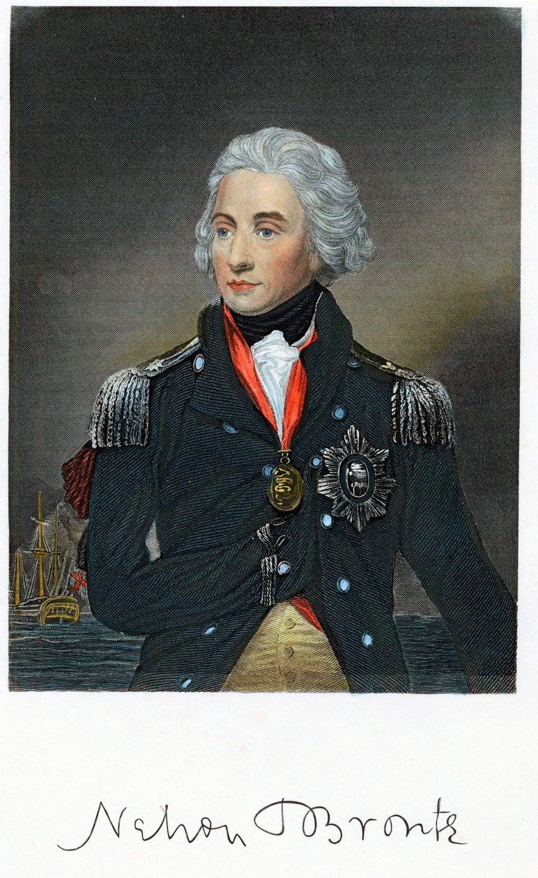 Horatio Nelson, 1. varakreivi Nelson, englantilaisen laivaston komentaja tekijältä Unbekannt
