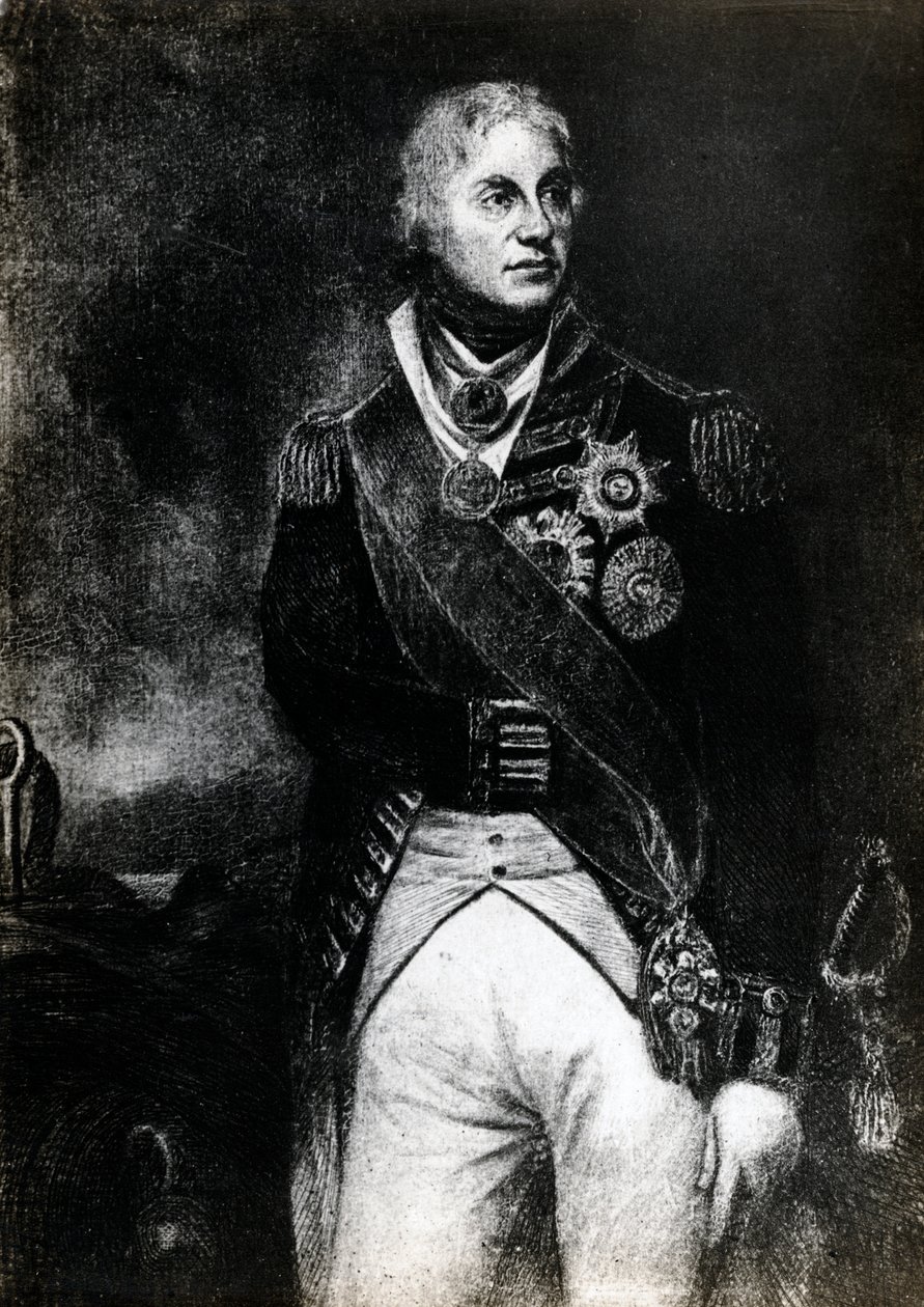 Horatio Nelson, 1. varakreivi Nelson, englantilainen laivaston komentaja, 1800-luku tekijältä Unbekannt