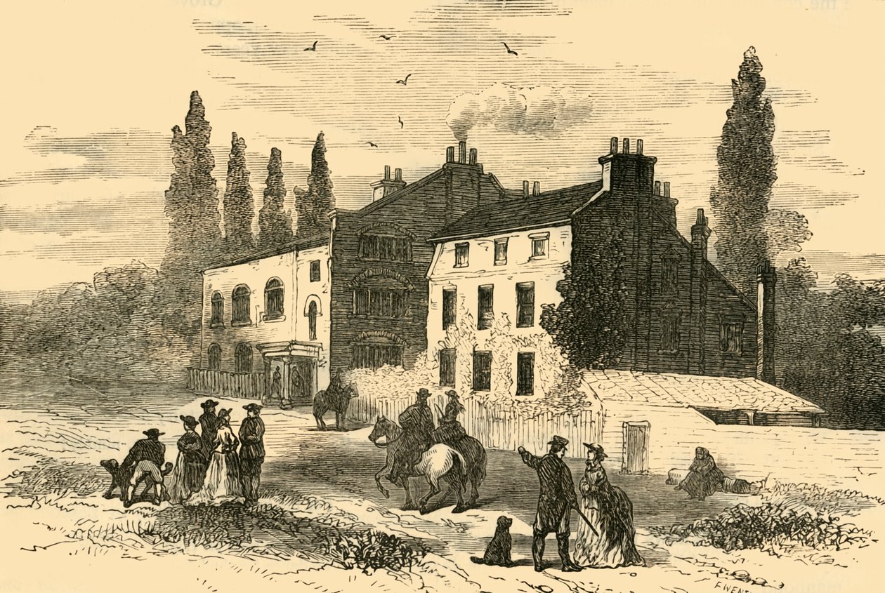 Hornsey Wood House, 1800, c1876. tekijältä Unbekannt