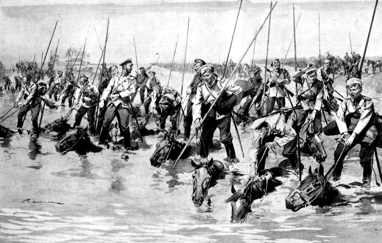 Kasakkojen hevosmiestaito, ensimmäinen maailmansota, 1914 tekijältä Unbekannt
