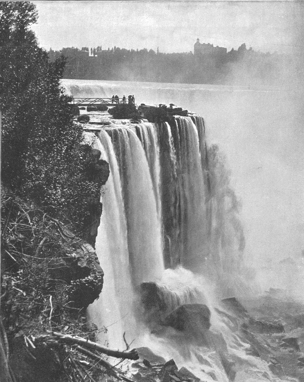 Horseshoe Falls, Niagara, Pohjois-Amerikka, c1900. tekijältä Unbekannt