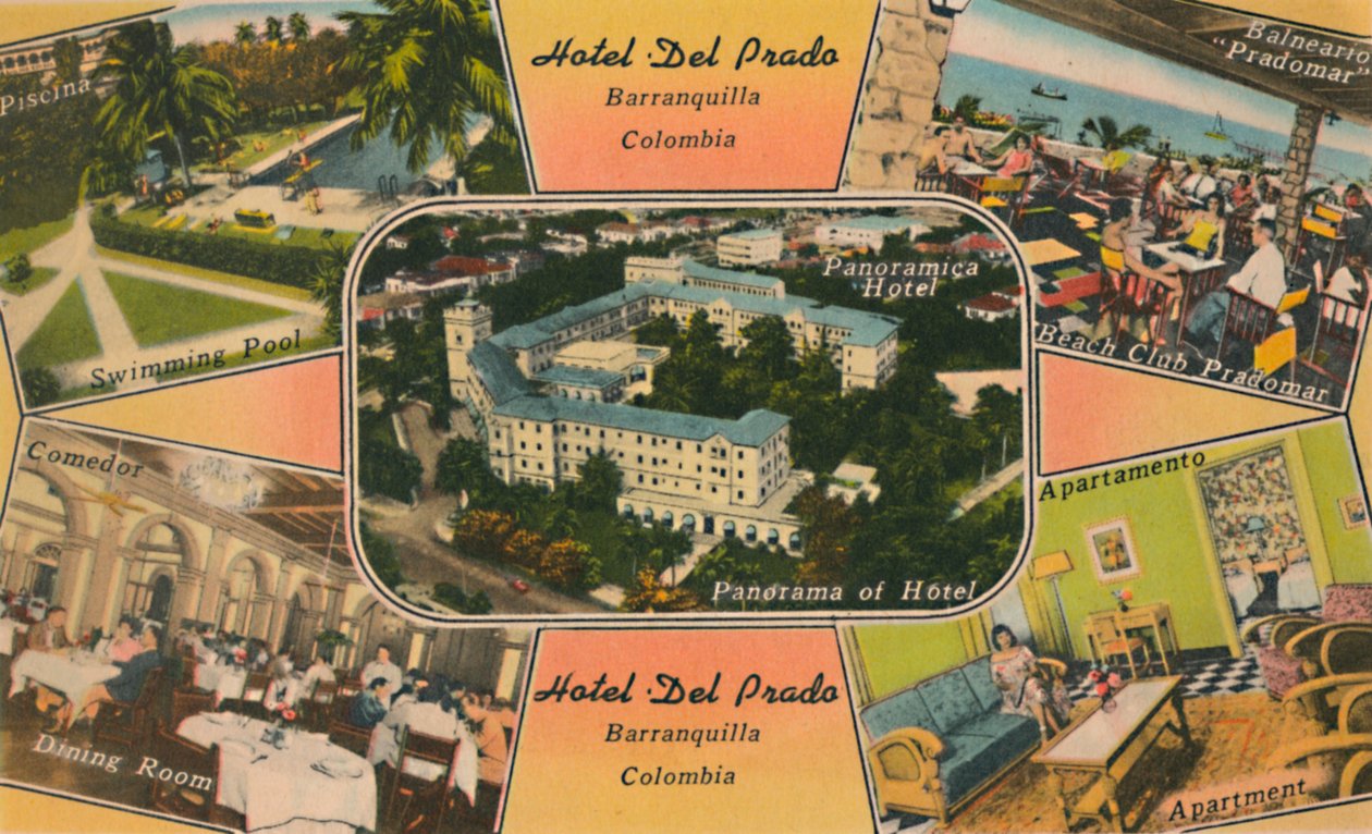 Hotel Del Prado, Barranquilla, Kolumbia, 1940-luku tekijältä Unbekannt